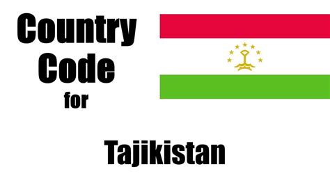 country code for tajikistan